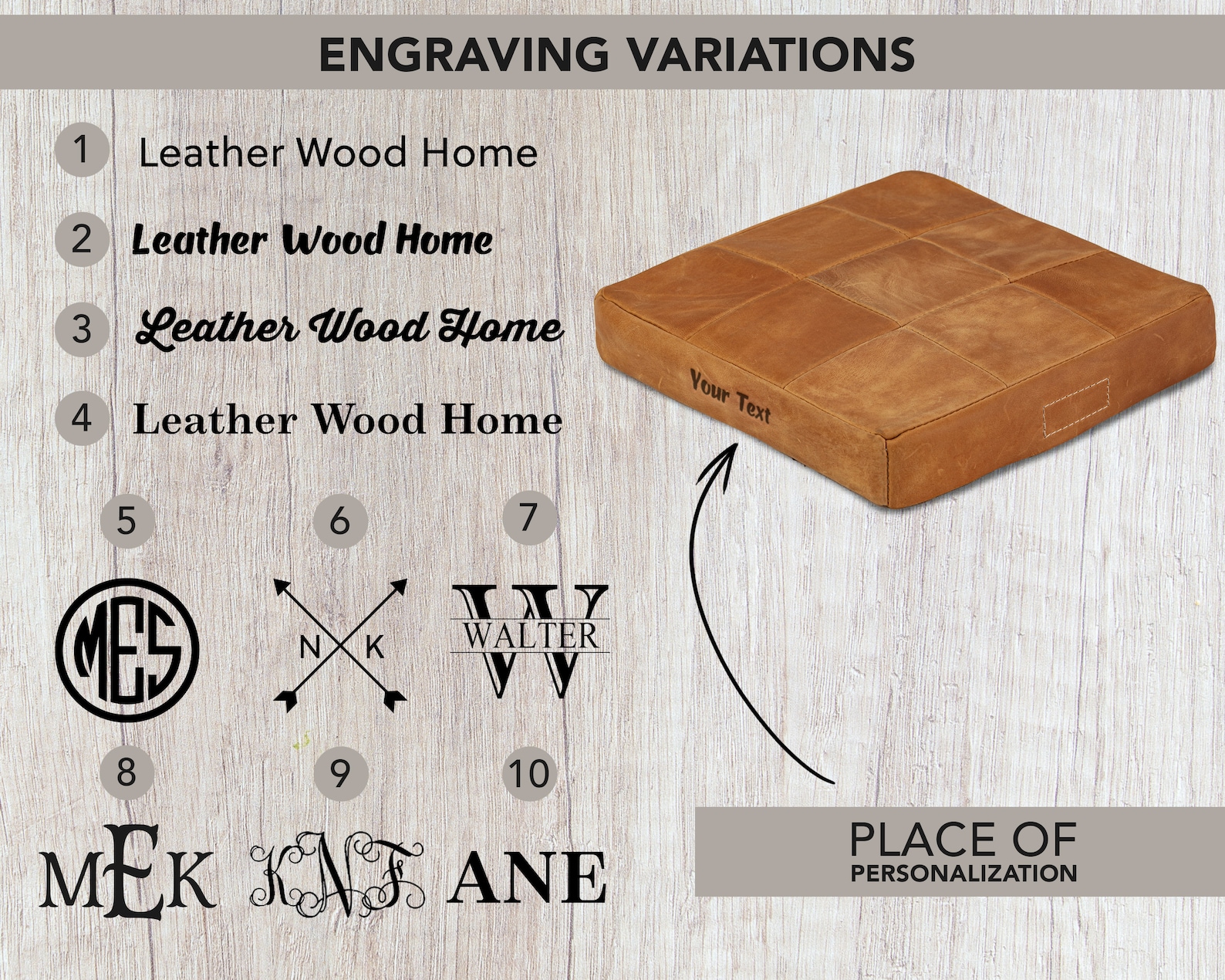 Leather Chair Cushion Custom Chair Cushions Seat Cushion for Etsy