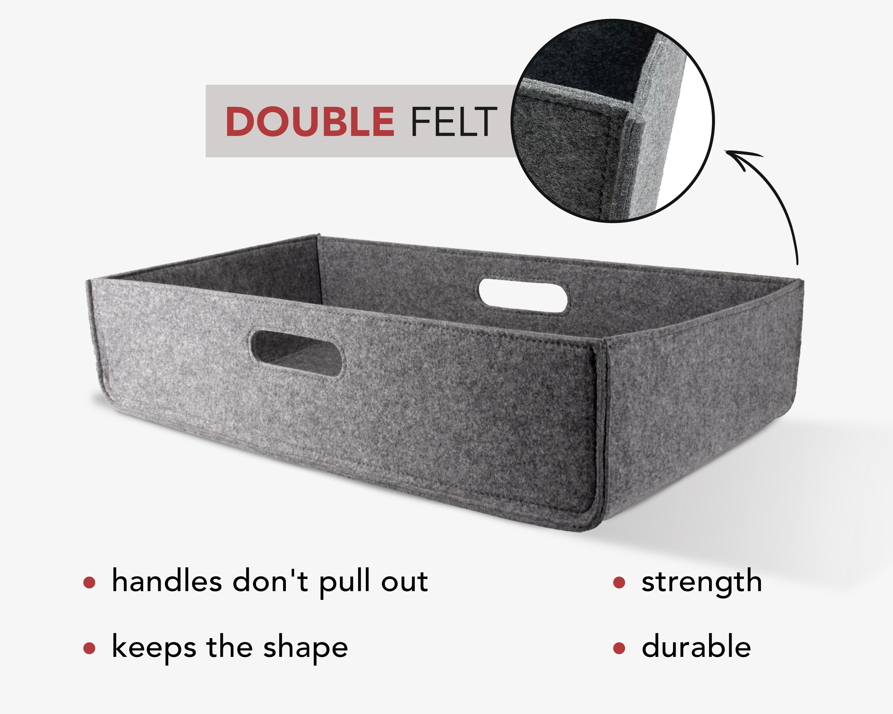 Gray Felt Storage Basket for Cd, Cd Baskets, Toys Basket, CD Storage ...