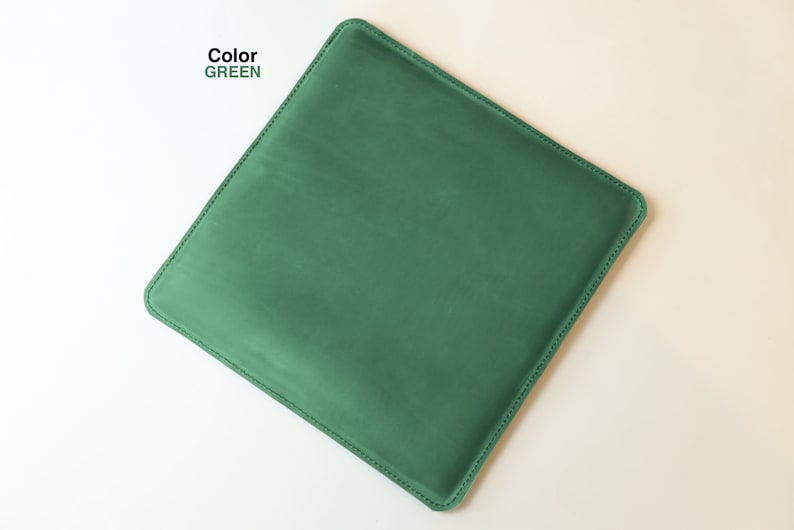 Leather seat cushion, seat cushions for dining chairs, chair pads, leather chair pad, kitchen chair cushions, image 9