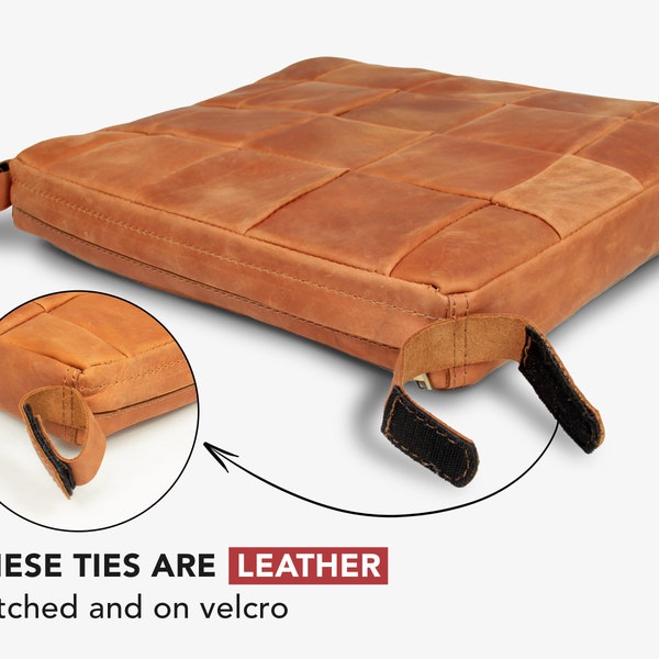 Additional ties to Leather Cushion - LeatherWood Home, Buy only if you ordered cushion