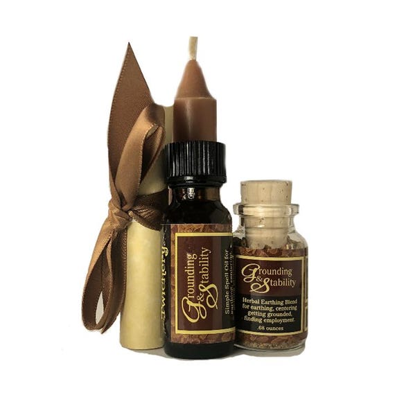 Employment & Stability Spell Kit – Grounding Ritual Kit with Instructions – TWICHERY