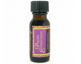 Psychic Enhancement Quikspell Oil - Clairvoyance, Divination, Spiritual Gifts - TWICHERY