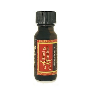 Quikspell Attract & Manifest Oil from Twichery, Law of Attraction! Spirituality, Curio Hoodoo, Pagan, Witchcraft Made Simple