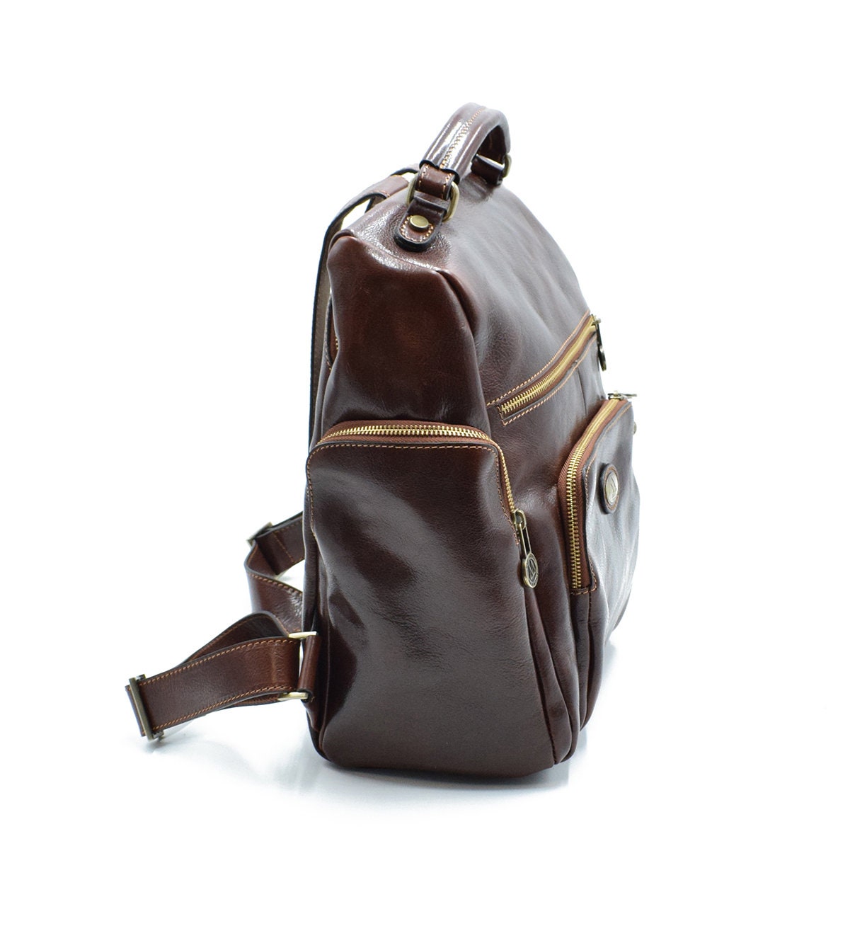 D&D - Backpack With Back Closure - Made in Italy - Etsy