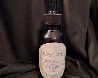 オリーブオイルに浸したティーツリー精油、3%希釈、2オンス