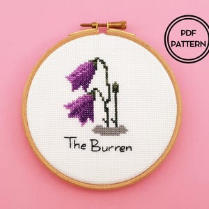 Burren Flowers Cross Stitch Pattern: Instant PDF Download