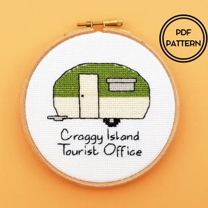 Craggy Island Tourist Office Cross Stitch Pattern | Instant Download PDF Pattern | Counted Cross Stitch Pattern | Father Ted