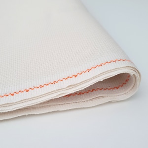 Zweigart 14ct Aida Fabric | Cream | Colour 264 | 100% Cotton | Precut Fabric | Various Sizes | Per Meter | Half Meter | Small Sizes