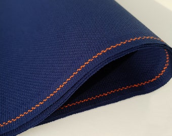 Aida Zweigart 14 Ct 100x100 Cm, Tela In Cotone 100% Per Punto Croce E Ricamo, Bianca - 2