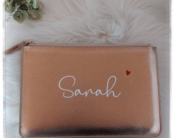 Clutch Geschenk personalisierte Tasche Trauzeugin Braut Brautjungfer