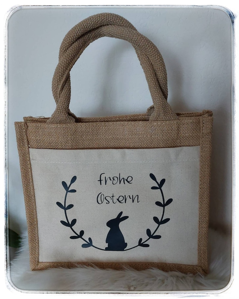 Easter bag personalized Easter gift Easter gift bag gift image 3