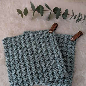 Topflappen Untersetzer gehäkelt Geschenk