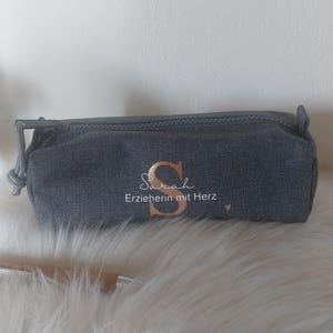 Erzieherin mit Herz | Lehrerin mit Herz |Federmäppchen | Abschiedsgeschenk | Erzieherin | Lehrer | Stiftetasche | personalisiert | Geschenk