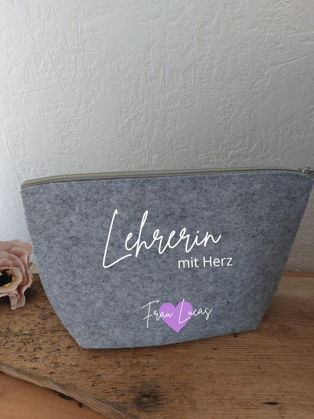 Filztasche Lehrerin Mit Herz