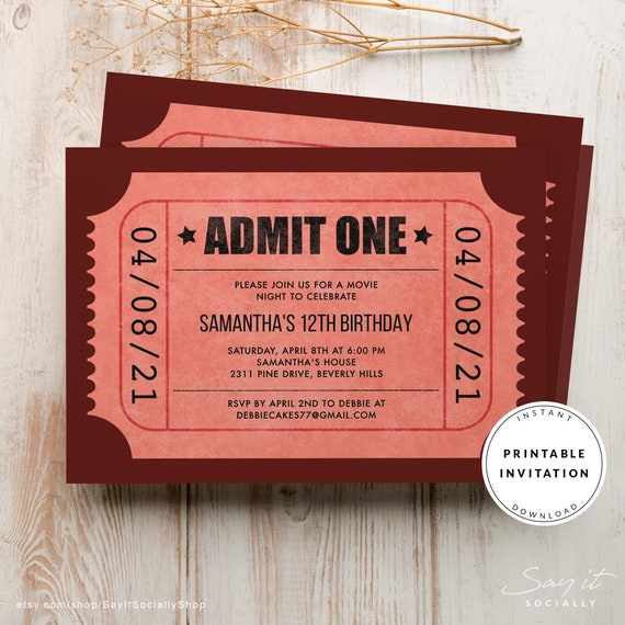 Red Admit One Ticket Invitations Template Show Ticket Invite Etsy red-admit-one-ticket-invitations-template-show-ticket-invite-etsy