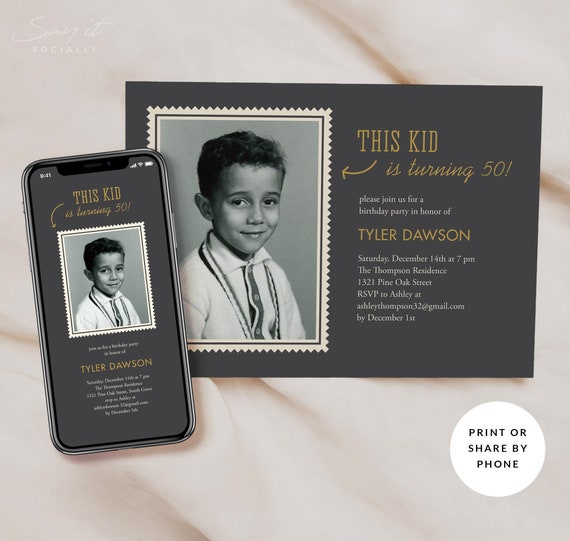 Funny Photo Birthday Invitations for Men and Women Any Age - Etsy Funny Photo Birthday Invitations for Men and Women Any Age - Etsy