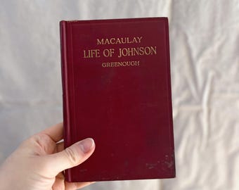 Macaulay Life of Johnson from Johnson’s Writing, edited by Chester Greenough