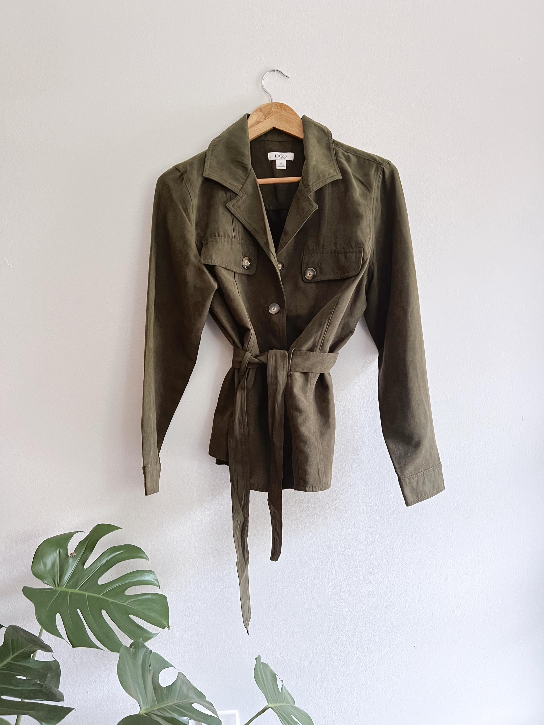 Green Suede Jacket Women