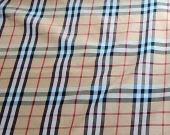 authentic burberry fabric