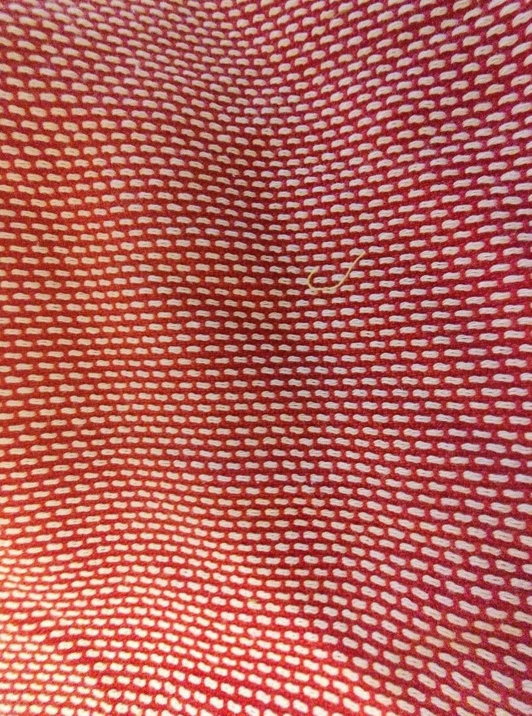 Red and White Upholstery Fabric Sold by the Yard Etsy