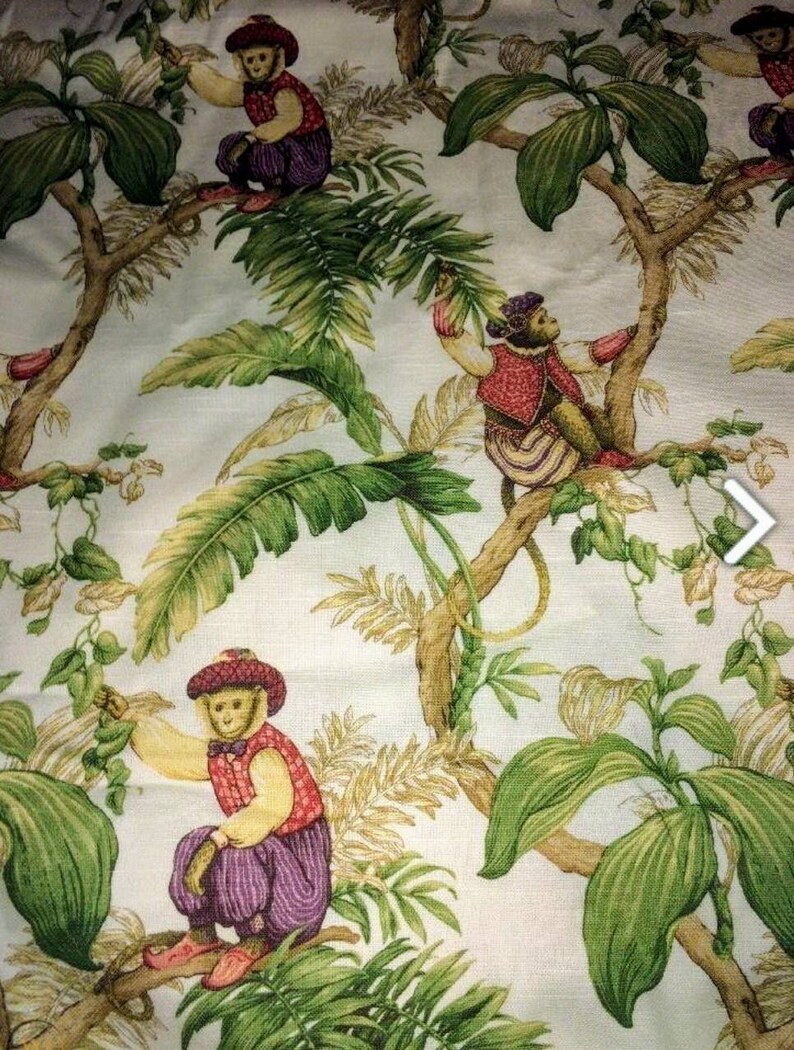 P Kaufmann Monkey Shower Curtain