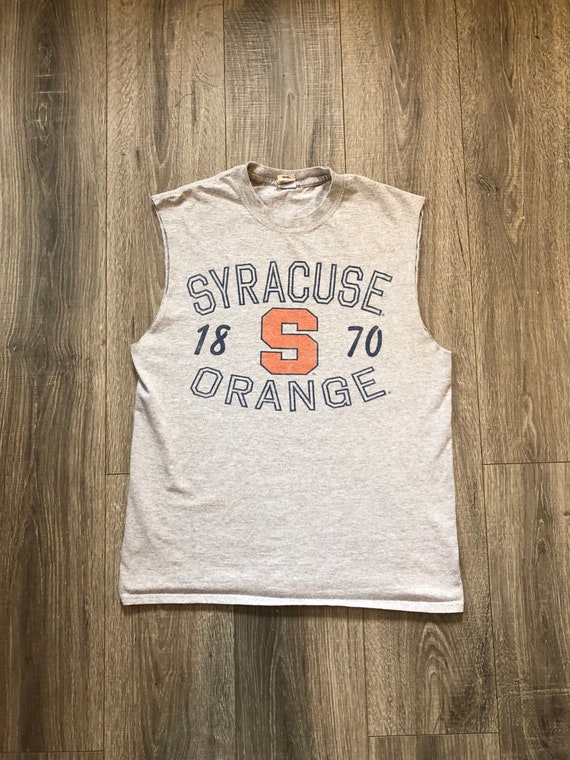 Syracuse University Orange Sleeveless Shirt, Unis… - image 1