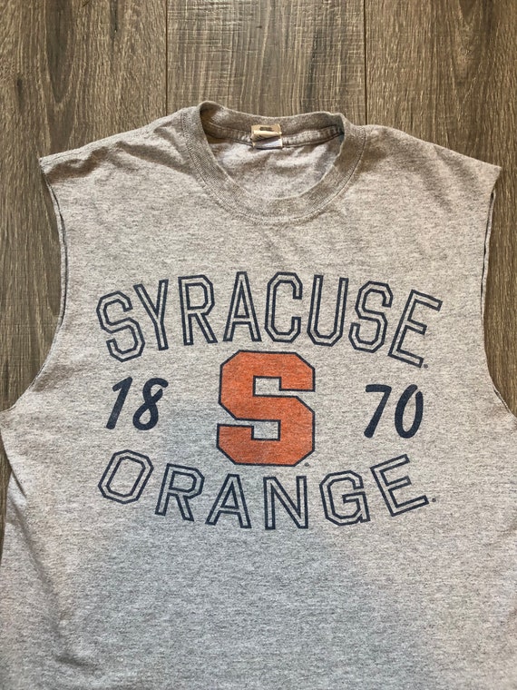 Syracuse University Orange Sleeveless Shirt, Unis… - image 3