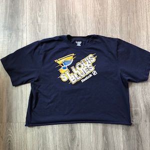 Saint Louis Blues Hockey Kurzarm Shirt, Saint Louis Blues T-Shirt, Damen Cropped Saint Louis Blues Shirt, Saint Louis Blues Hockey