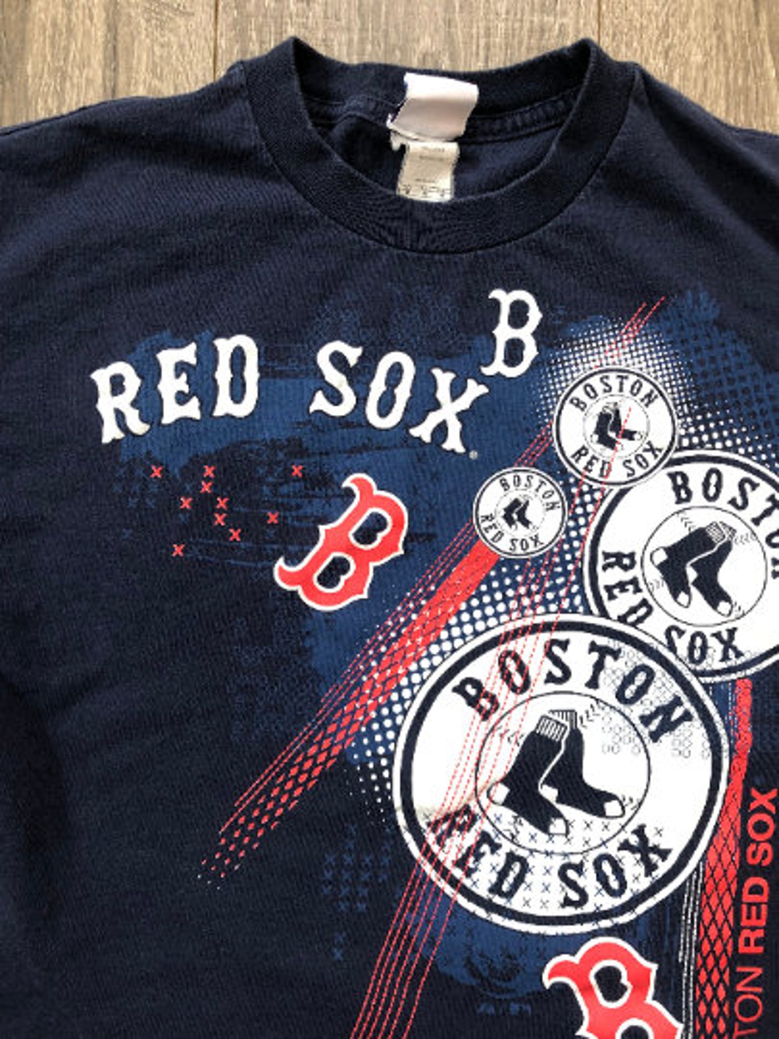 Vintage Boston Red Sox Baseball Shirt Cropped Boston Red Sox - Etsy UK