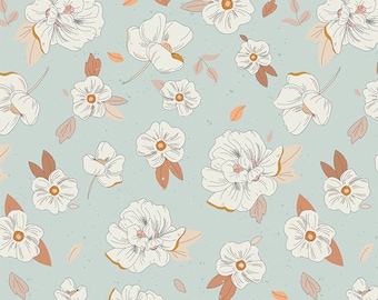 Art Gallery Fabrics Gayle Loraine Collection, Magnolia Dream Day GAL34908, By Elizabeth Chappell, Sold in HALF yard Increments