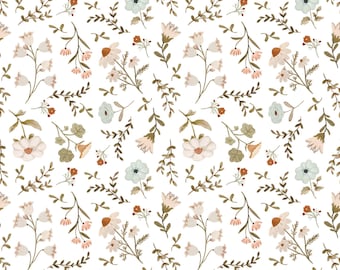 House and Home by Michal Marko for Poppie Cotton Fabrics, Meagan White HH22154, Modern Quilting Fabric, Sold in HALF yard Increments