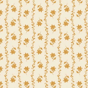 Appalachian Golden Hour Floral Cotton Fabric by Bonnie Christine (Half-Yard)