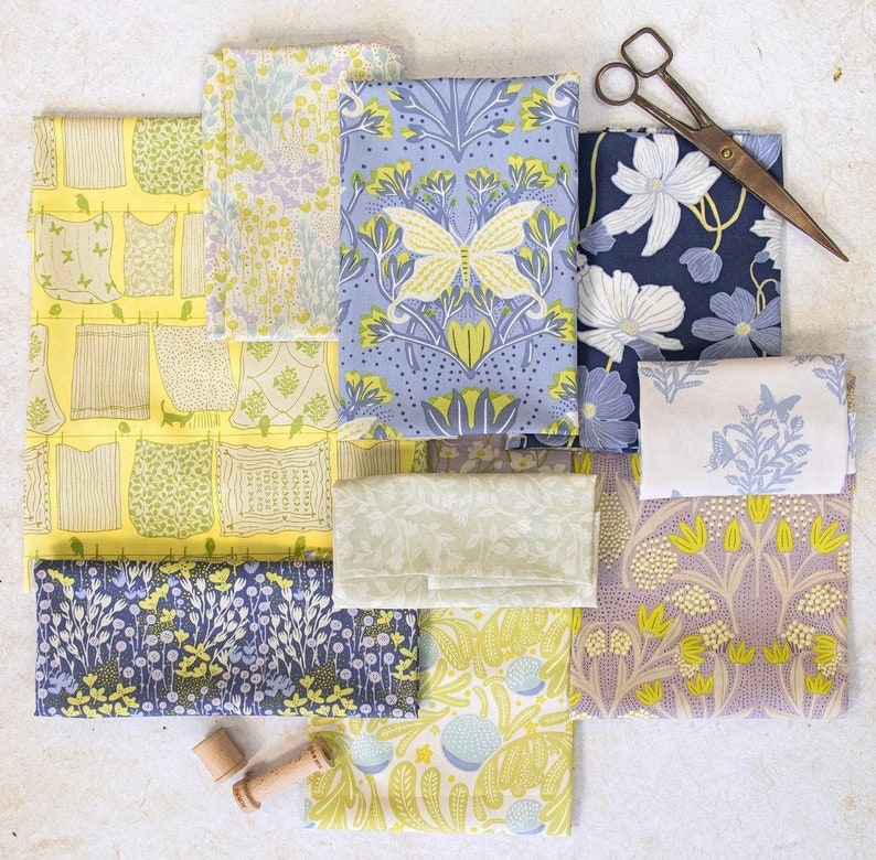 Fresh Linen by Katie O'shea for Art Gallery Fabrics, Dogwood Sunlight FRE32315, Sold in HALF yard Increments image 3