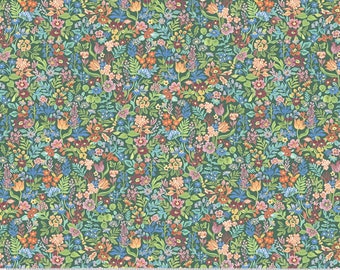 Robin Collection by Clare Therese Gray for Windham Fabrics, Ditsy Garden 53843-8, Cotton Fabric, Sold in HALF yard Increments