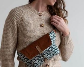 HARALSON a crossbody belt bag, by Anna Grahan Noodlehead Patterns, hands free style bag