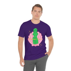 Venus Goddess of Love, 100% bawełniane koszulki dla mężczyzn i kobiet, The Simpsons, Humor i satyra, Mitologia grecko-rzymska, Odzież bawełniana premium