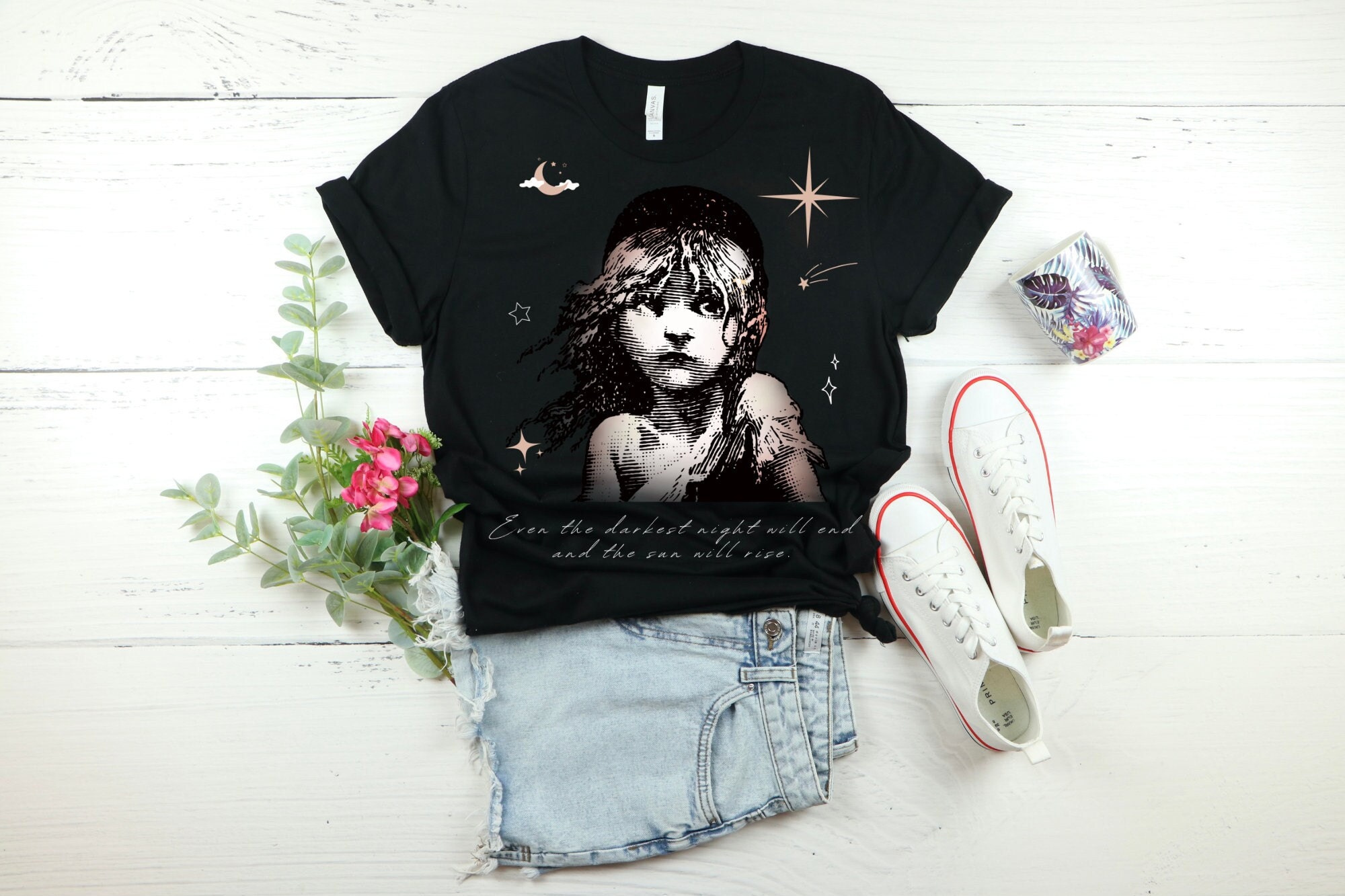 Les Miserables Musical Theater Broadway Victor Hugo French Literature French Revolution Unisex T Shirts Inspirational Quotes Unique Gifts