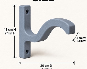 3D Printed Motorcycle Helmet Holder, Universal Wall Mount, Garage Storage Rack
