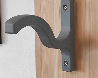 Motorcycle Helmet Holder Wall Mount, 3D Printed Universal Helmet Hook, Garage Storage Rack, Gift for Motorcycle Rider