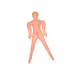 Bachelorette Party Decorations Inflatable Mini hunk Man blow up doll Willy Bridal Shower Game Naughty Pecker Decor Bachelor Hen Do Gag gift