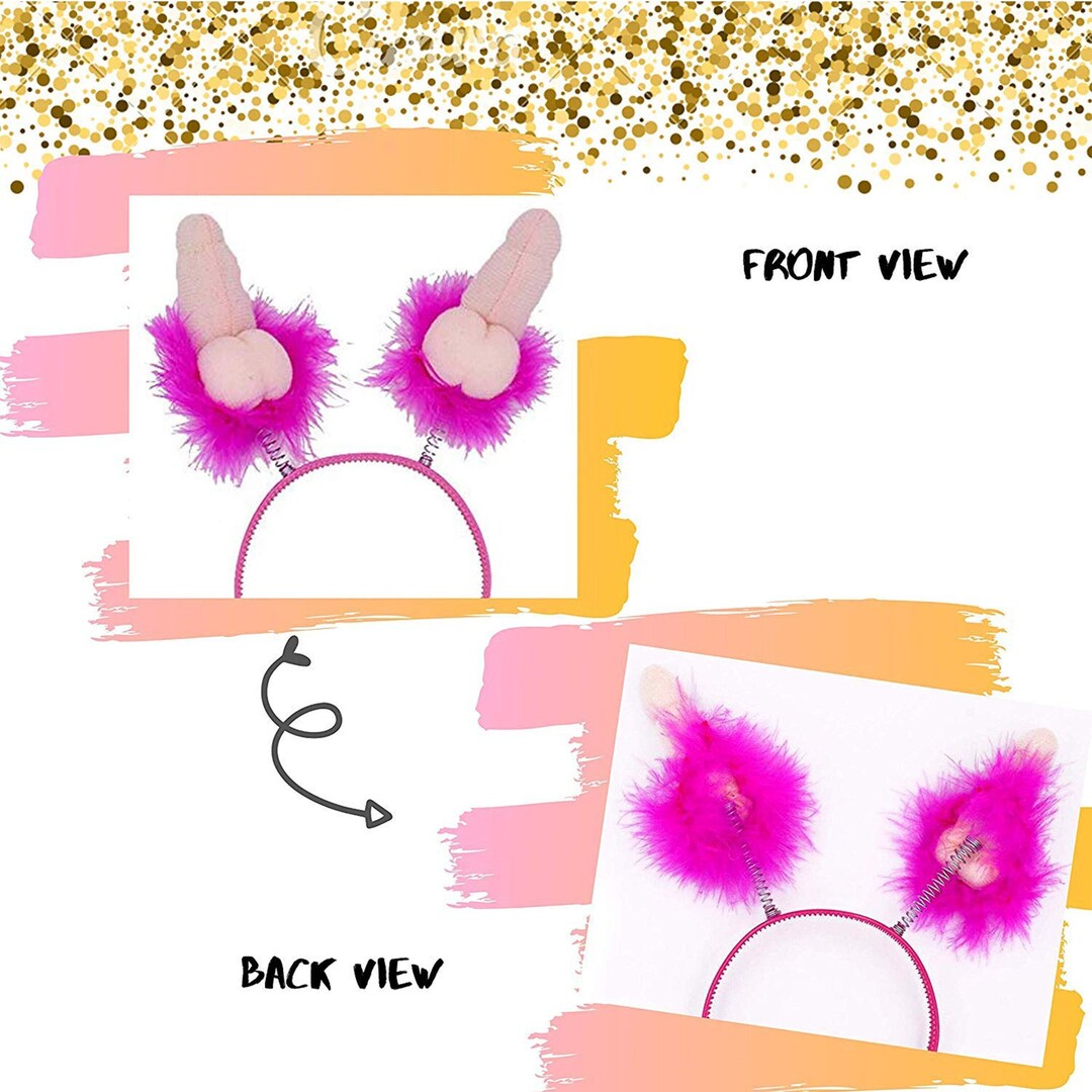 Bachelorette Party Decorations Naughty Headbands Funny Willy Hair