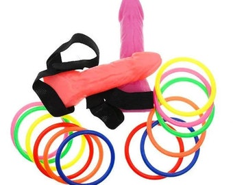 Pipedream Bachelorette Party Favors Dick Head Hoopla Ring Toss Game main image 1