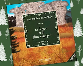 Libro infantil, Le berger et la flûte magique, Edición francesa, Libro ilustrado, Regalo de cumpleaños para niños, Cuento para dormir, De 6 a 12 años.