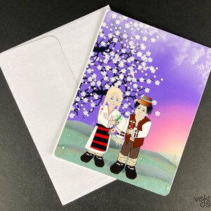 Carte personnalisable, Carte de vœux faite à la main, Carte de vœux des Fêtes, Carte de vœux vierge, Carte du Nouvel An, 4,25 x 5,5 pouces, Carte intérieure vierge