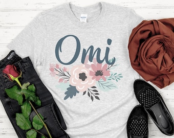Omi Unisex Softstyle T-Shirt, German Grandma shirt, Oma Tshirt, German tee, Omi gift, Omi geschenk, Oma shirt