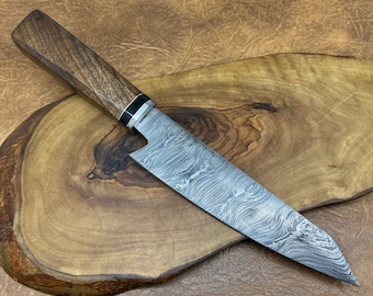 Handmade Damascus Steel Kitchen Chef Knife Durable Beautiful Gift 29cm K2