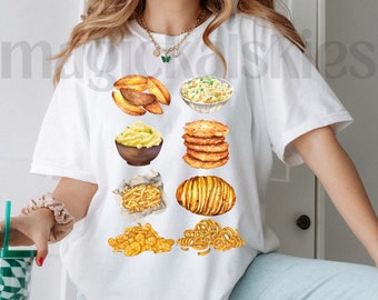 Potato Shirt Potato Lover Tshirt, Gift for Potato Lover, Genderneutral Unisex Watercolor Graphic Tee Shirt, Comfort Colors