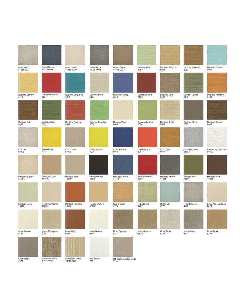 Sunbrella Fabric Samples Etsy