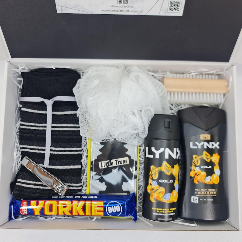 Mens Hamper, Mens Gift, Birthday Gift for Men, Gifts for Men, Hamper for Men, Men's Gift Box, Mens Treat Box, Men's Gift, Hamper, Christmas Lynx Gold