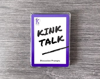 Kink Talk  |  Kinky BDSM Card Deck, Sexy Gift, Game for Adults